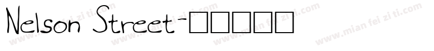 Nelson Street字体转换